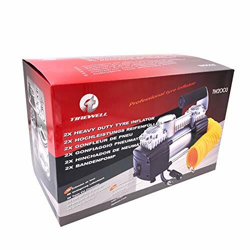 12v Tire Inflatorheavy Duty Double Cylinders Direct Drive Metal Pump 150psi Comp