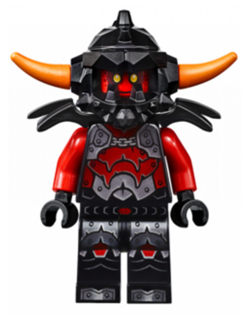 Lego Ash Attacker 70322 70315 70323 70317 Orange Horns Nexo