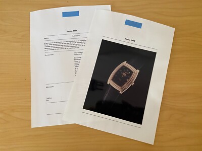 Parmigiani Fleurier Photo + Technical Sheet - Ionica 1999