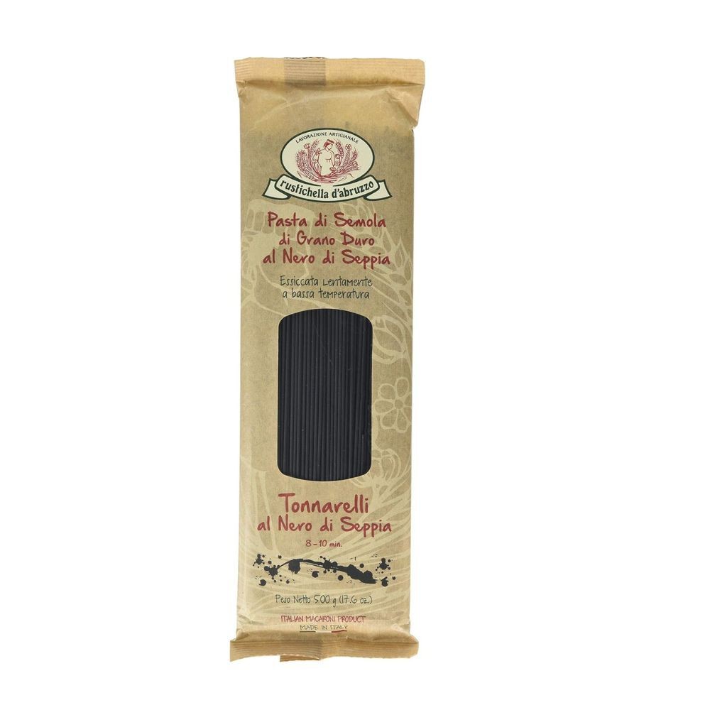 Rustichella Tonnarelli Al Nero Di Seppia 500g Squid Ink Pasta