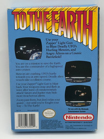 To the Earth (Nintendo Entertainment System, NES, 1990) CIB- TESTED & WORKS