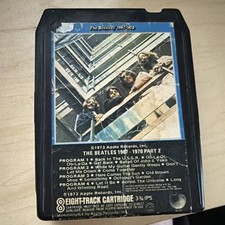 RARE TESTED SERVICED The Beatles 1967-1970 Part 2 8-Track 1973 8XK340