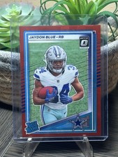 JAYDON BLUE 2025 Panini Donruss - Rated Rookie - Optic Preview Red Pandora (RC)