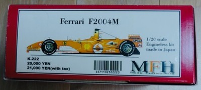 Ferrari F2004M  1:20 Model Factory Hiro MFH Formula 1 kit