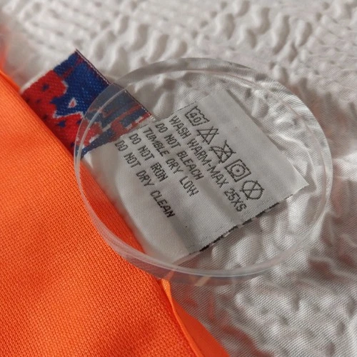 Orange Safety Vest w/ Reflective Strips XL Safety Gear High Visibility Costume image 19