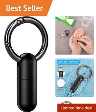 Durable Titanium Keychain Pill Container - Your Safe Medicine Storage Solution