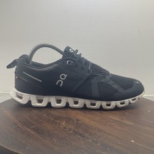 On Cloud 5 Terry Women's Black White Size 10 US Running Shoes Sneakers Comfort