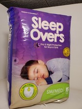Cuties Sleep Overs Youth Underwear Small / Medium 38 to 65 lbs. 15 Ct  NEW 