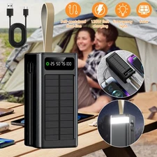 Portable 70000mAh 120W Power Bank Large Capacity External Battery Fast Charging