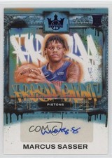 2023 Panini Court Kings Fresh Paint Violet 20/49 Marcus Sasser #FP-MSD Auto 5y7