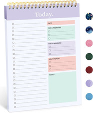 to Do List Notepad - to Do List Notebook for Work with 52 Sheets, 9.8" X 6.5", U