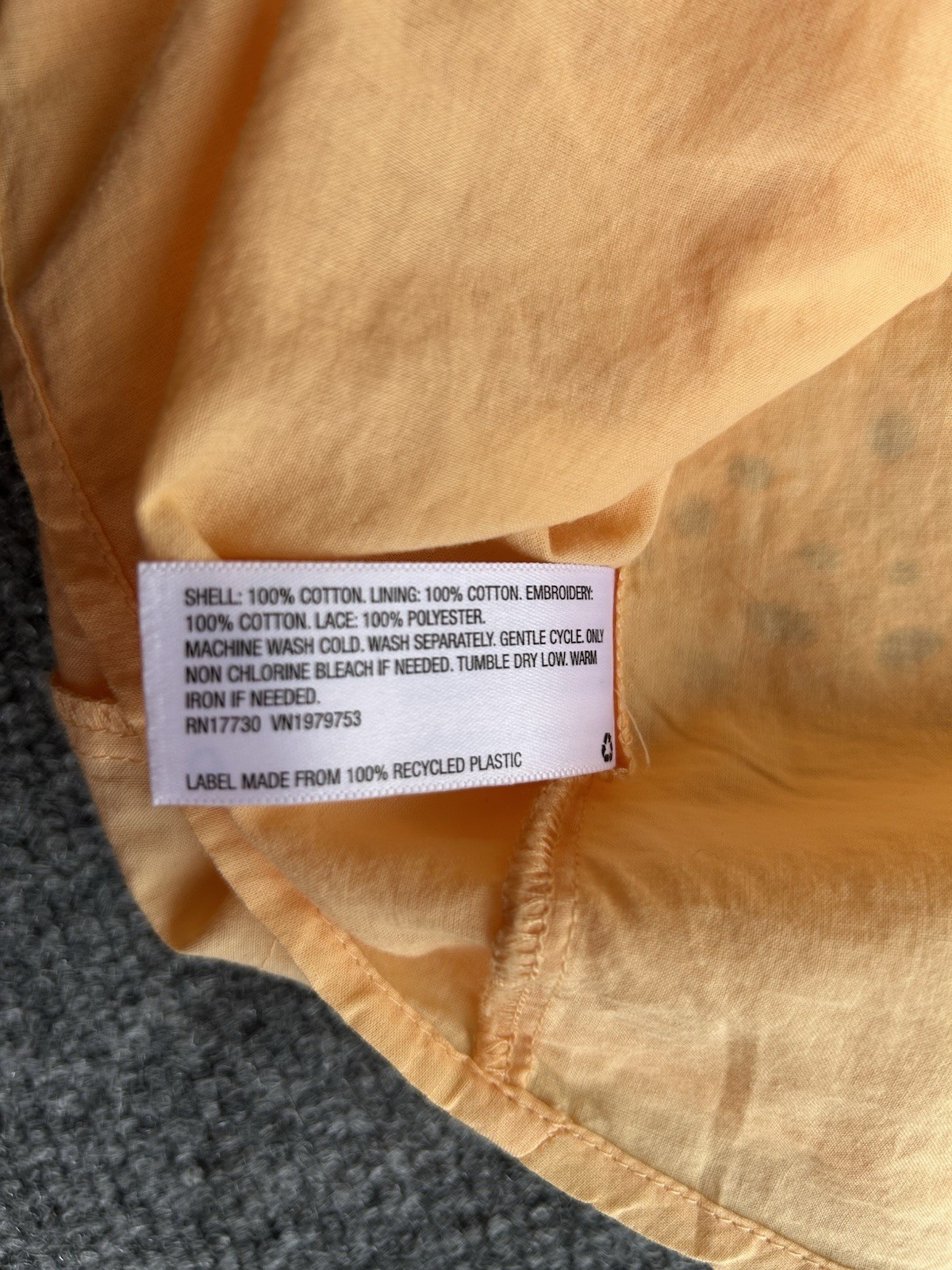 Universal Thread Peach Eyelet Lace Shift Dress Mo… - image 9