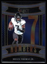 2025 Panini Select - Select Numbers Brian Thomas Jr. #9