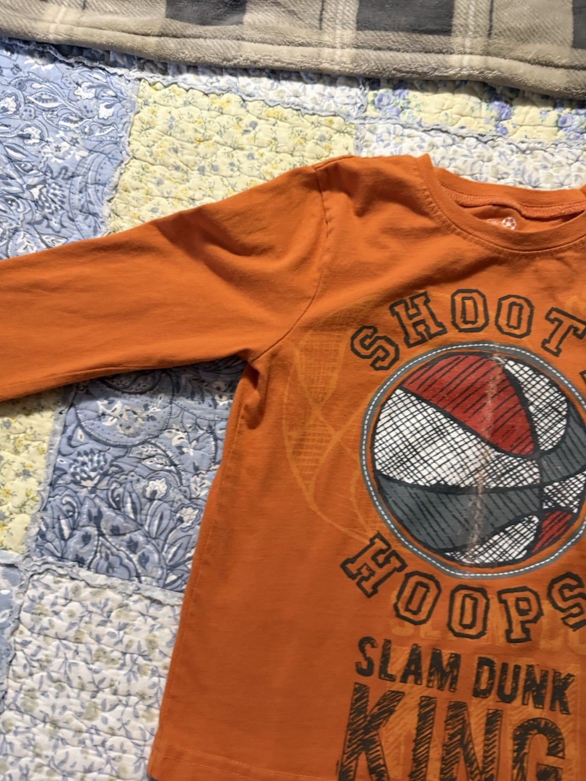 Okie Dokie Long sleeve t-shirt is made from 100percent cotton Basketball Graphics image 10
