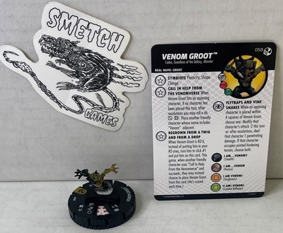 SVC 058 Venom Groot Super Rare - Heroclix Spiderman & Venom Absolute Carnage
