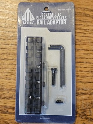 UTG New Gen Dovetail To Picatinny / Weaver Adaptor Mount - MNT-PMTOWL-A