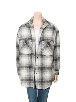 IRO Plaid Overshirt (SIZE 34)