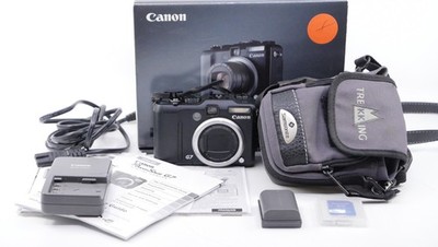 Canon PowerShot G7 10.0 MP Digitalkamera - Schwarz mit OVP + 512MB SD - Händler