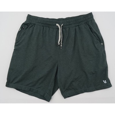 Vuori Ponto Performance Shorts XXL Charcoal Heather Green V344 Athletic Gym Yoga
