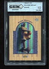 Carte Basketball Upper Deck UD3 #19 Kobe Bryant Rookie 1996-97 - Los Angeles Lakers, état Excellent Non Classé