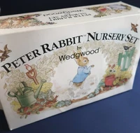 Vintage Wedgwood Beatrix Potter Peter Rabbit 3 Piece Nursery Set Dishware Mug