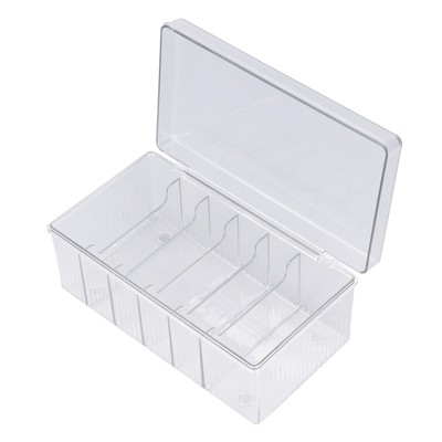 Wimpernverlängerung Organizer Aufbewahrung 6 Fächer Staubdicht Deckel Klar Wimpern E FST