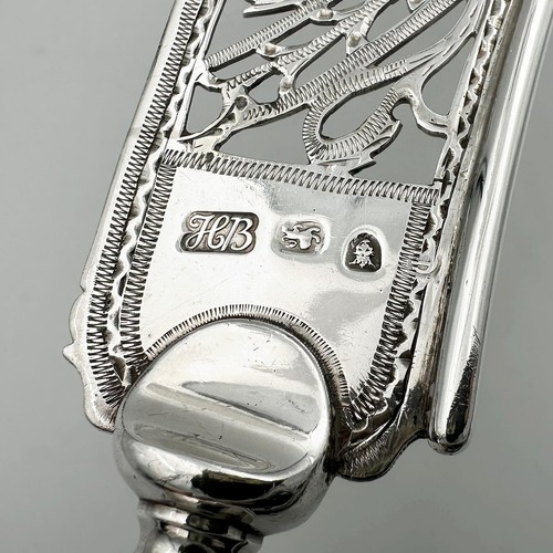 RARE HESTER BATEMAN FISH SLICE STERLING SILVER PORCELAIN GEORGE III LONDON 1780 - Picture 8 of 13
