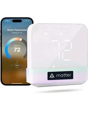 meross Smart Thermostat for Home, WiFi Works w/ Matter, Alexa, Google Apple Home