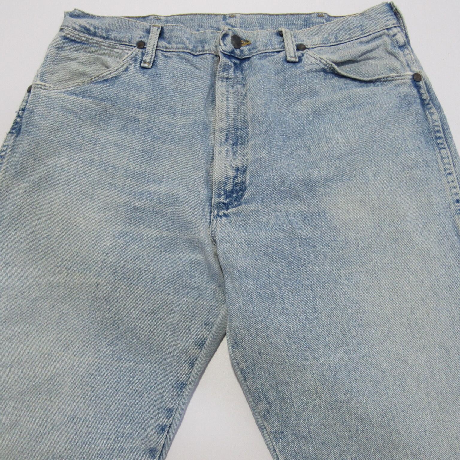 Wrangler VTG Men’s Regular Fit Straight Leg Blue W36 / L34  SKU Y05820 thumbnail 2