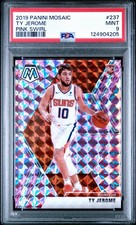 2019-20 Panini Mosaic Ty Jerome FOTL Pink Swirl  RC /11 PSA 9 Rookie