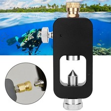 BLACK DEDEPU Scuba Adapter Heads Diving Transverter Large Bottle To Small|