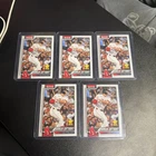 Five  2026 Topps Series 1 Roman Anthony Base Rookies