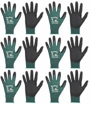 6- MaxiFlex 34-8743 Micro Foam Nitrile Coated ANSI A2 Cut Resistant Gloves XL