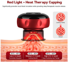 Smart Cupping Therapy Massager, 7 in 1 Red Light Cupping Therapy Set with 2 Mode