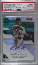 2017 Bowman's Best of Refractor Kevin Merrell #B17-KME PSA 10 GEM MT Auto 8d2