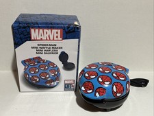 Marvel SPIDERMAN Mini Waffle Maker 2024 Uncanny Brands OPEN BOX