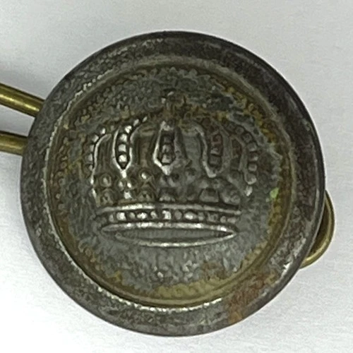 WW1 Imperial German Army Soldiers' Prussian Crown Tunic Button, 18mm (G)