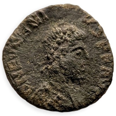 Roman Empire Nummus AE4 Eugenius SPES ROMANORUM Rare Small Ancient Coin 12N