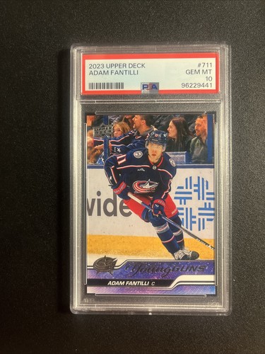 2023-24 Upper Deck Young Guns Adam Fantilli PSA 10 #711 Rookie RC