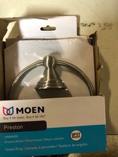 Moen DN8486BN Towel Ring from the Preston Collection - Brushed Nickel