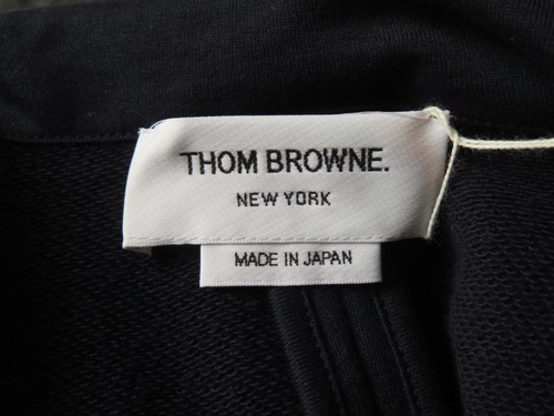 Thom Browne Navy Loopback Jersey 4-Bar Hooded Sport Coat/Jacket Size 3 - Picture 2 of 19