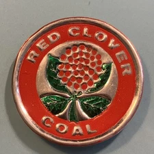 COAL MINE SCATTER TAG TRADE NAME "RED CLOVER" USED BY CONSOL COAL  IN HARLAN CO