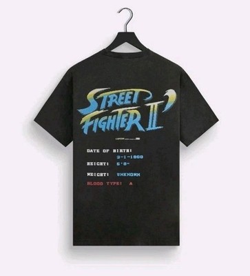 NEW Kith Capcom Chun Li Champion Edition Vintage Tee Black Size XS