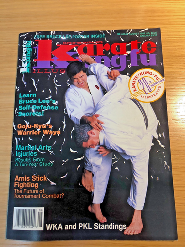 KARATE KUNG-FU ILLUSTRATED 1987-1990 * you choose magazine * Bruce Lee poster - Picture 13 of 20