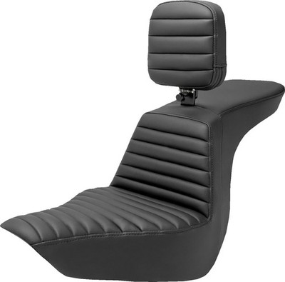 Saddlemen Tour Step-Up Tuck-n-Roll Seat w/ Backrest (818-29-191BR)