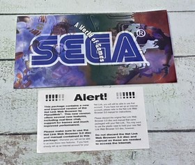 Sega Saturn 3 Free Games Bundle Sleeve - NOT FOR RESALE - Promo Pack 1996