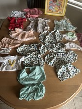 Vintage Girls Baby Toddler Dresses Old Fashioned Doll Clothes Large Lot