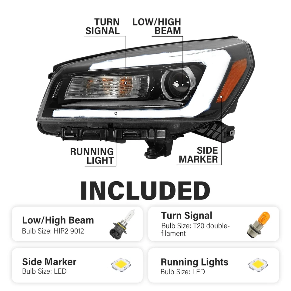 Driver Side For GMC Acadia 2013-2016 2017 LED Projector Headlight Headlamp Left Foto 4 de 4