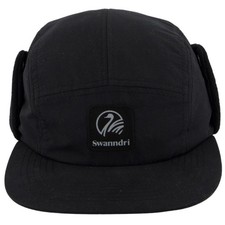 Swanndri Unisex High Rock Hybrid Black Water Repellent Fleece Cap