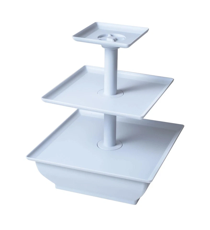 Chef Buddy 3 Tier Cupcake Dessert Stand Tray Foto 2 de 4